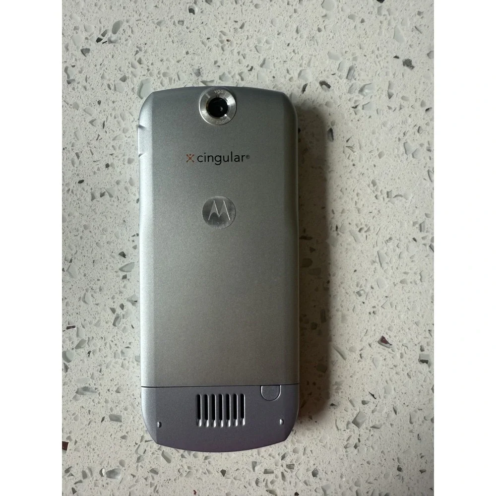 Motorola L6 Tested Silver Retro Mobile Phone 1.75